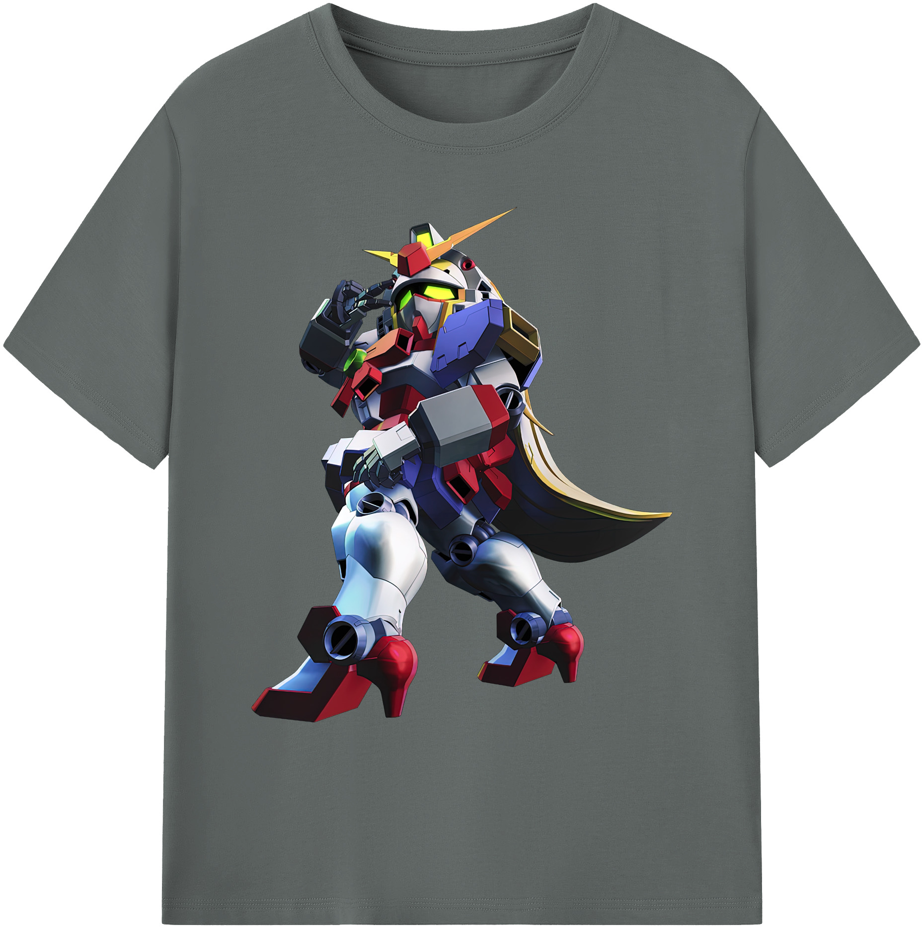 （画像用） 機動戦士ガンダム Mobile Suit Gundam 綿100％ メンズ半袖Tシャツ｜肌触りやわらか＆通気性